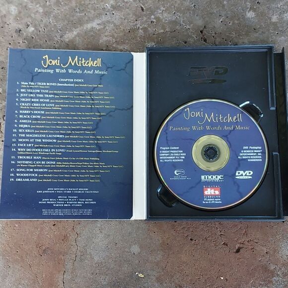 Joni Mitchell Painting with Words and Music" DVD - Picture 3 of 6